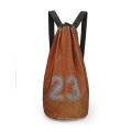 Basketball Bag  Training Bag Sports Bundle Drawstring Backpack Basketball Net Fitness Backpack